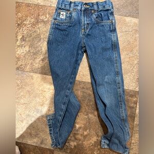 Cinch Classic Blue Denim Jeans boy size 6S (22”X22”) w/ adjustable waist